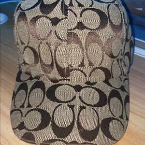 Designer coach jacquard baseball hat